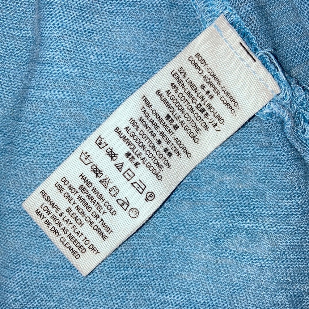 SOLD 🎉 Free People Blue Aster Henley Tunic - Picture 7 of 9